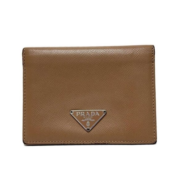PRADA - Brown Leather Pass Holder 106-081225 - Picture 1 of 5
